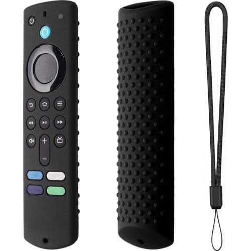 Shockproof Silicone Case Exquisite Protective Cover Compitable with Amazon Fire TV Stick (3rd Gen) Remote Control