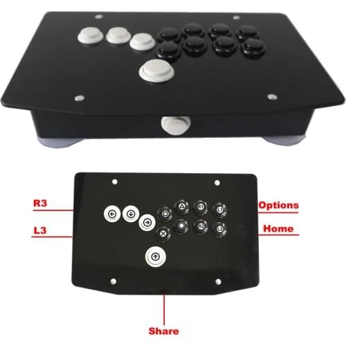 RAC-J500B-P4 All Buttons Arcade Fight Stick Game Controller Hitbox Joystick For PS4/PC