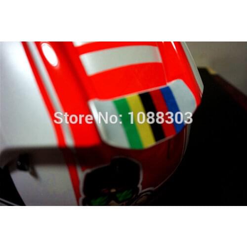 Rainbow Colorful Scratches Cover Motorcycle Helmet Car Reflective Sticker Decals for ARAI Helmet