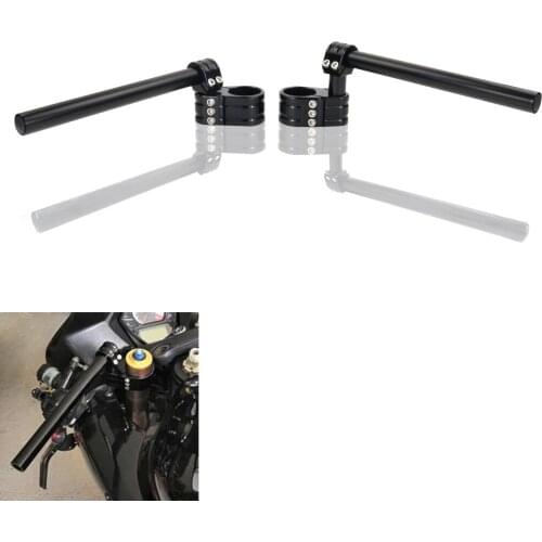 Adjustable Handlebar 41mm Clip-On Handle Bar Raiser Universal Fit For Honda CBR KAWASAKI Z750 Yamaha MT-07 BMW R1200S Triumph