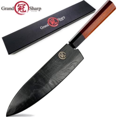 Handmade Chef Knife 3 Layers Japanese AUS10 Stainless Steel ECO Friendly Kitchen Cooking Tools Vegetables Slice Professional NEW