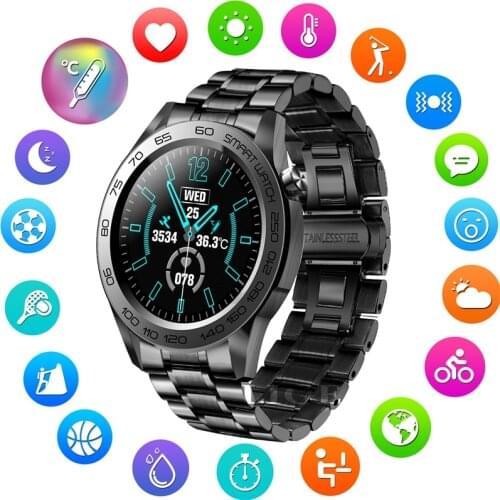 LIGE 2021 Sports Smart Watch Men Fitness Tracker Full Touch Smart Bracelet Woman Temperature Monitor Smartwatch For Android IOS
