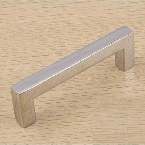 Modern Stainless Steel 304 European Style Furniture Handle Wardrobe Drawer Cabinet Door Hardware Kitchen Cabinet Door Handle