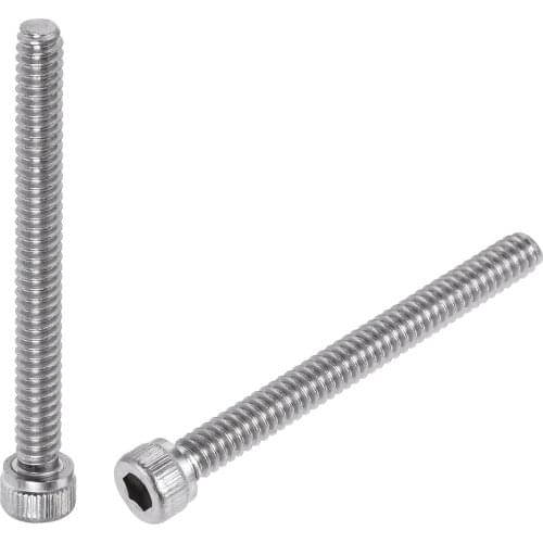 Uxcell #6-32x1-3/8" Hex Socket Head Cap Screw Bolts 304 Stainless Steel Polished 50pcs
