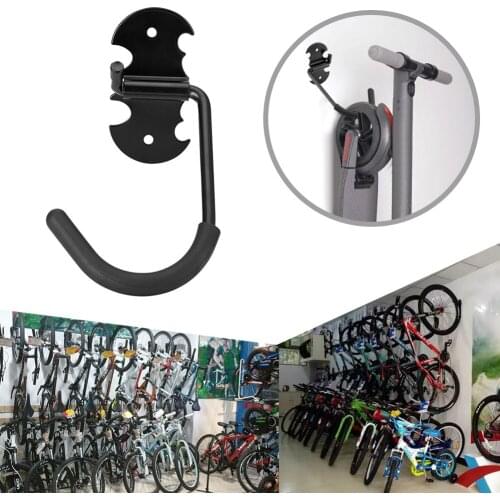 Bicycle Wall Mounted Rack Stand Holder Folding MTB Road Bike Hanging Hook Wall Parking Racks Cycling Display Rack