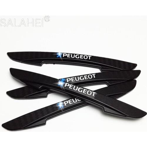 Car Door Bumper Decals Decorative Protection For Peugeot GT 206 207 208 301 307 308 407 507 508 408 308 406 2008 5008 3008 4008