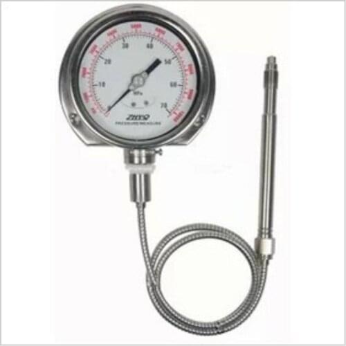 ZHYQ high temperature melt pressure gauge diaphragm pressure gauge PG123-250bar-M22