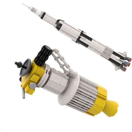 1:70 Solar Probe Spacecraft Building Blocks 1:220 Saturn V Model Bricks Space Series Toys for Children Xmas Gifts