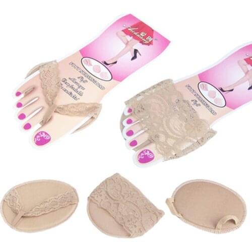 1Pair Forefoot Pad Shoe Sticker Inserts Gel Heel Shoe Cushion Anti-slip High Heeled Insert Shoe Filler Shoe Accessories