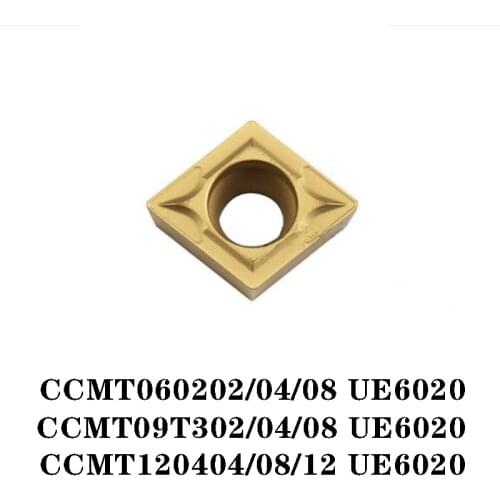 10pcs 100% Original CCMT CCMT060202 UE6020 CCMT060204 CCMT060208 CCMT09T302 CCMT09T304 CCMT09T308 CCMT120404 CNC lathe Insertion
