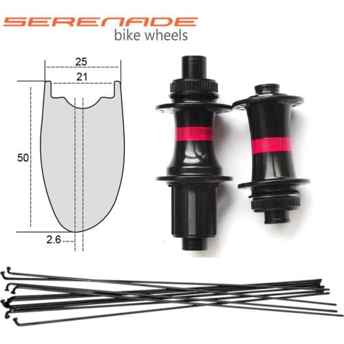 1460 gr 700C x 28mm tire 50mm cyclocross carbon disc road bicycle wheelset SM046 hubs with pillar spokes