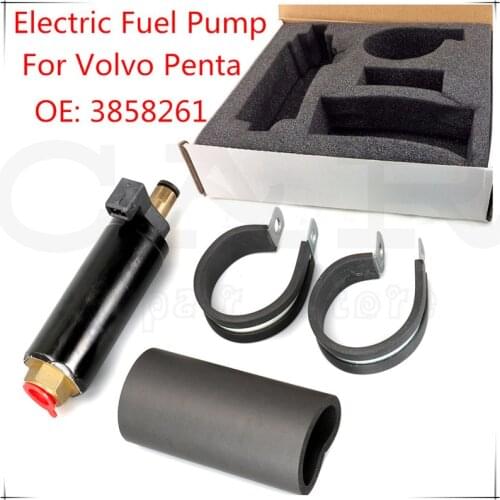 3858261 New 12V Electric Fuel Pump For OMC Mercruise For VOLVO PENTA 5.0 5.7 4.3L 3857986 3854620 3850810 986865