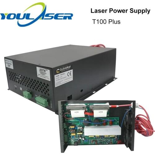 80W-100W CO2 Laser Power Supply Source for CO2 Laser Engraving Cutting Machine HY-T100 T / W Plus Series Long Warranty