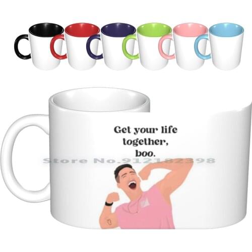 Get Your Life Together , Boo-Cody Rigsby Quote ( Peloton ) Ceramic Mugs Coffee Cups Milk Tea Mug Cody Rigsby Peloton Cycling