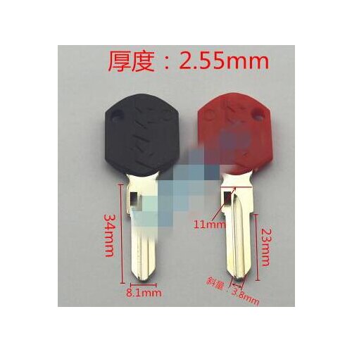 Brand New Black / Red Motorcycle Blank Key Uncut Blade For KTM DUKE 125 250 390 690 990 Motorbike Racer Good Quality