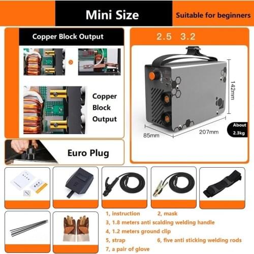Mini Home Portable Welding Machine Industrial Grade Double Voltage Stainless Steel Iron Household Working Tool DIY Equipment