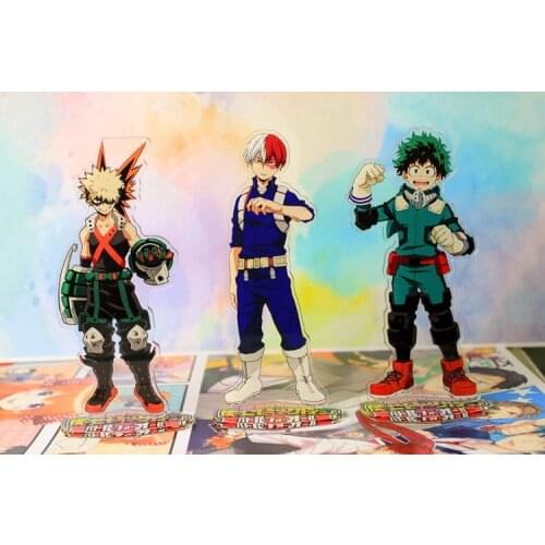 Anime My Hero Academia Acrylic Stand Model Doll Boku no Hero Academia Deku Katsuki PVC Action Figure Toy