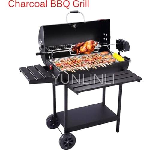 Charcoal BBQ Grill Household Multifunction Outdoor Large BBQ Oven For Gathering Party Using Tool Home Barbecue Tools