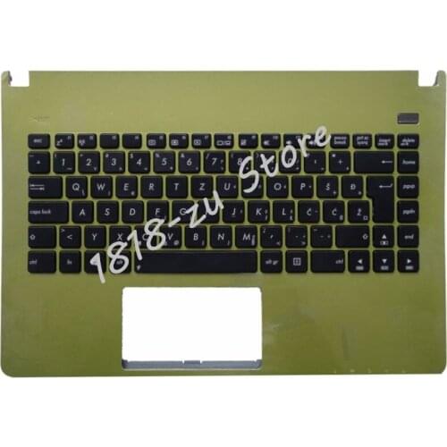 YALUZU new laptop keyboard with C shell for ASUS F401 X401AI Y481C F401A X401EB83A X401EE45U X401EI233A Topcase Housing Palmrest