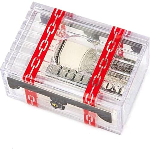 Magic Treasure Box Plastic Trick Props Brain Teasers Puzzle Toy for Kids Unable To Open Treasure Box Classic Toys