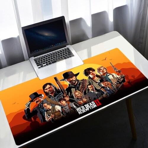 Red Dead Redemption Mouse Pad Large Gaming Computers Gamer Large Mouse Mat Accessories Mousepad 900x400 Keyboard PC CS GO Table