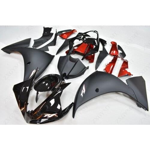 Bodywork YZF R1 2009 - 2011 Black Red Fairings YZFR1 2009 Full Body Kits YZF1000 R1 2009