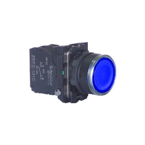 XB5AW Plastic flat head with light button XB5AW36G1C = ZB5AW363C + ZB5AW0G61C