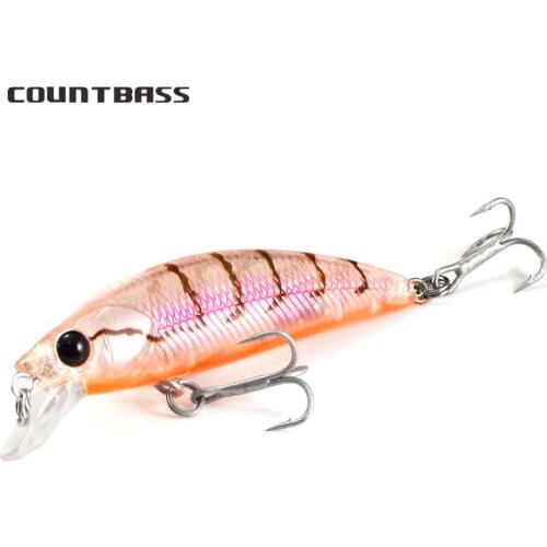 Countbass 60mm 4.9g Hard Lures Fishing Baits, Minnow, Wobblers, Plug, Freshwater Shad Fish Lure