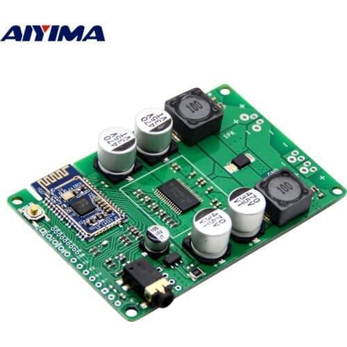 AIYIMA TPA3118 Bluetooth 5.0 Power Amplifier Audio Board 50W Mono Sound Amplificador TWS Support Serial Port Rename AUX