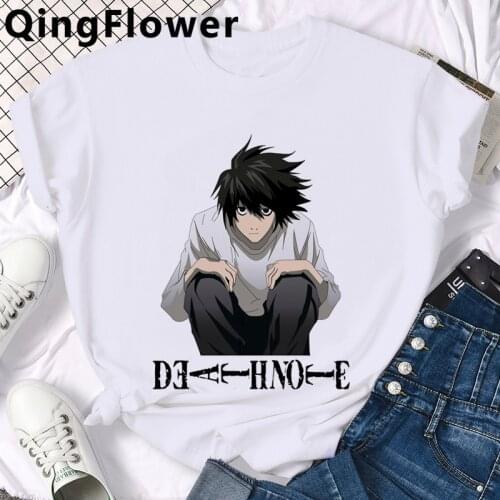 Anime Death Note Misa Amane clothes men grunge couple ulzzang plus size streetwear tshirt harajuku plus size