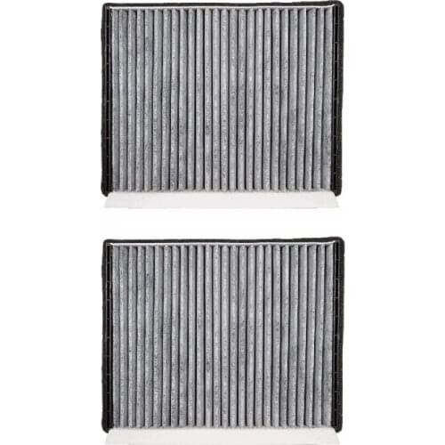 2x Car Pollen Cabin Air Conditioning Filter For Hyundai Accent Elantra i30 LC MC HD MD UD GD Kia Carens Cee'd JD 2013 2014 2015