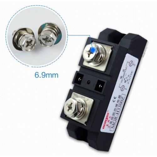 Free shipping 1pc Industrial use 300A DC-AC Solid state relay Quality DC-AC 220V H3300Z 300A Mager SSR
