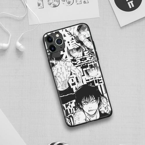 Fushiguro Touji Jujutsu Kaisen anime Soft Silicon Glass Phone Case for IPhone SE 6s 7 8 Plus X Xr Xs 11 12 Mini Pro Max Samsung