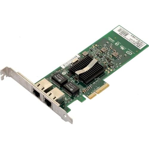 Intel 82576 E1G42ET Server Desktop Chipset Gigabit PCI-E Network Card 1000Mbps Double RJ45 Port NIC Adapter ROS Convergence VDMC