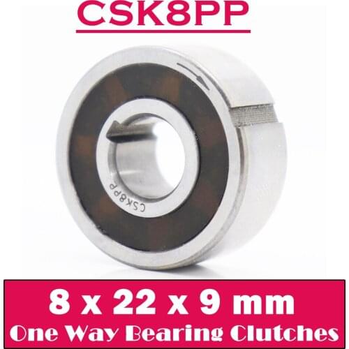 CSK8PP One Way Bearing Clutches 8*22*9mm ( 1 PC) With Keyway CSK608PP FreeWheel Clutch Bearings CSK08PP