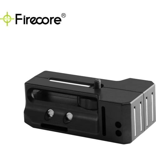 1/4" Interface Laser L-Bracket Adjustment Free Rotation Tripod Bracket/Base for Laser Level