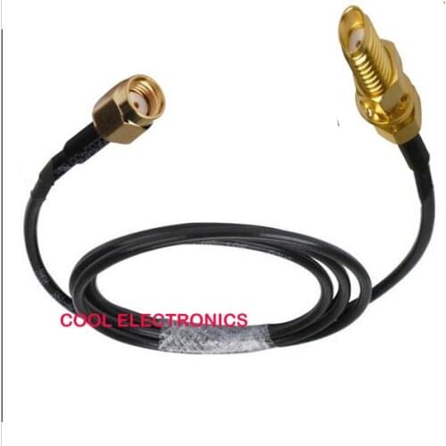 Connector RP SMA RP-SMA male to SMA female male Adapter Connector Extension Cable Antenna RG174 10m 33ft
