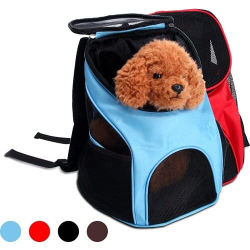 Outdoor Pet Backpack for small Dog Cat Dog Carriers Puppy Cat Kitty Breathable Mesh Bag Front Portable Dog Bags