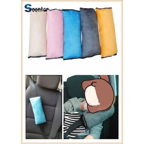 Car baby child seat belt pillow Universal shoulder strap for Toyota FJ Cruiser RAV4 CROWN REIZ PRIUS COROLLA