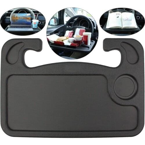 Steering Wheel Desk Auto Car Steering Wheel Tray for Computer Food Snack Lunch Drinking Car Laptop Desk Eating Table