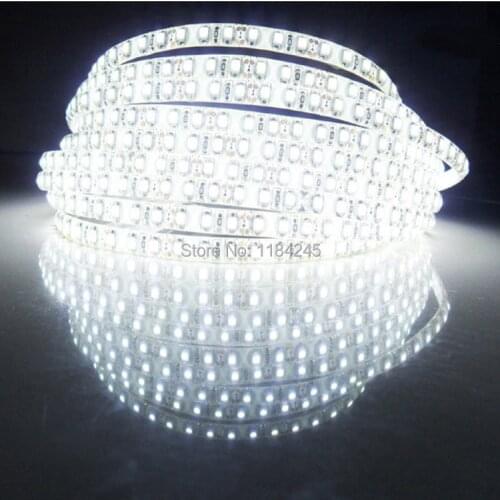 Super Bright 5M 2835 SMD 120led/m 600Leds White Warm White Flexible LED Strip 12V Non-Waterproof free shipping
