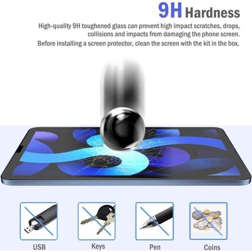 Tablet Tempered Glass Screen Protector Cover for Apple iPad Pro 11 2018/ iPad Air 4 2020 10.9 inch/ iPad Pro 11 2020