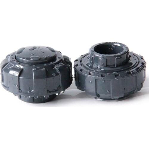 1/2Pcs PVC Union Pipe Cap UPVC Blind Union Pipe End Conector Water Pipe movable sealing cap Pipe Fittings 20-63mm