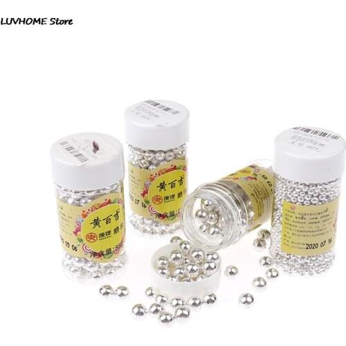 1pcs 85g 4/6/8/10mm Cake Decoration White Sprinkle Set Dessert Decorating Sugar Edible Pearls Baking Decorative Supply