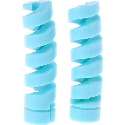 2pcs Cable Protector Bobbin Winder Data Line Case Rope Protection Spring Twine For Phone USB Earphone Cover