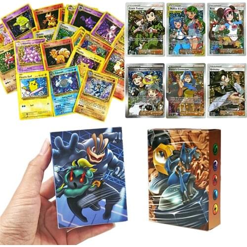 60PCS English NEW 1996 Years DIY Pokemon Cards Charizard Ninetales Mewtwo Zapdos Game Collection Cards