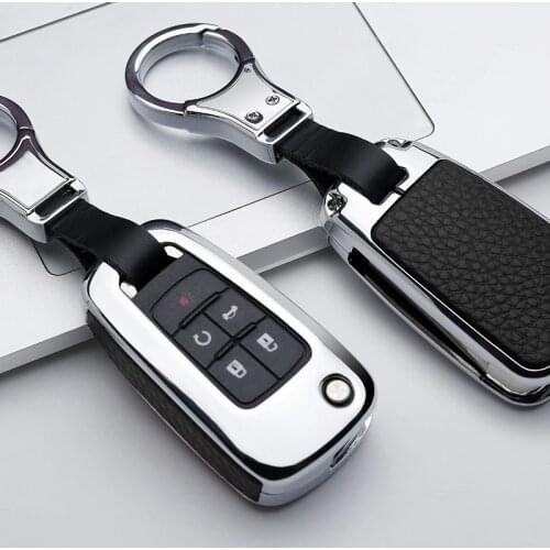 Car Leather Key Case Cover Holder Shell For Chevrolet Cruze Aveo Trax Opel Astra Corsa Meriva Zafira Antara Mokka Insignia