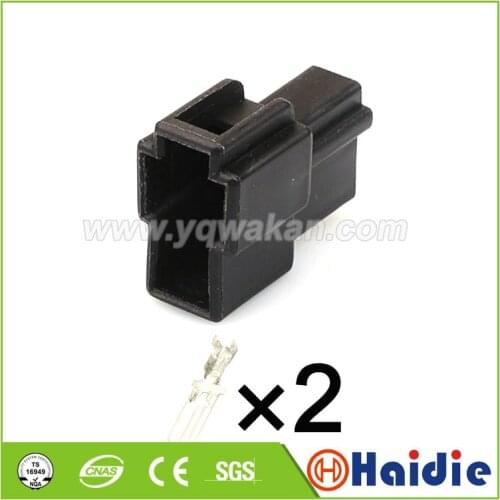 Free shipping 5sets 2pin auto plastic electric vehicle wiring harness connector