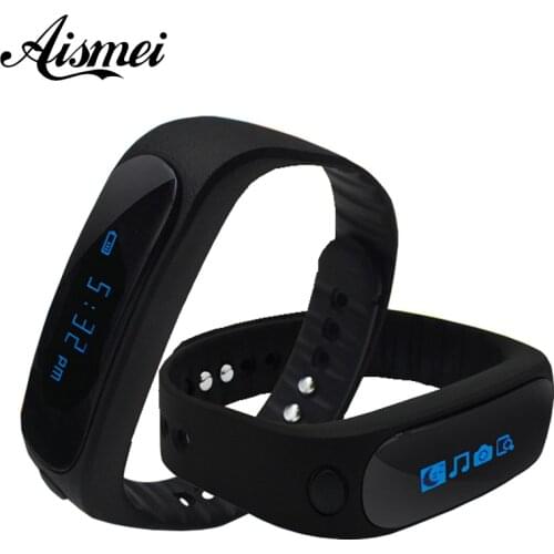 E02 Sport Smart Bracelet Watch Wristband Time/Caller ID/alarm/Pedometer Sleep Monitor for IOS & Android