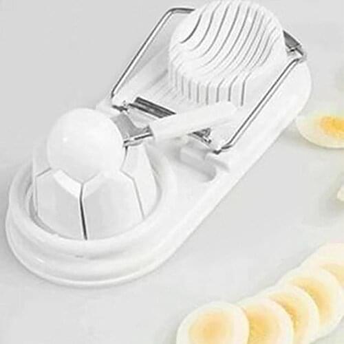 Stainless Steel Egg Slicer Egg Cutter Cut Wire Fruits Slicers Hard-Boiled Eggs Sharp Cut Home Kitchen Practical Tool Accessories